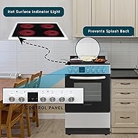 Vista 5 de Equator 20-Inch Electric Cooking Range with Convection Oven & Air Fryer, 4 Ceramic Burners, ADA Compliant Design, Freestanding Compact Stove