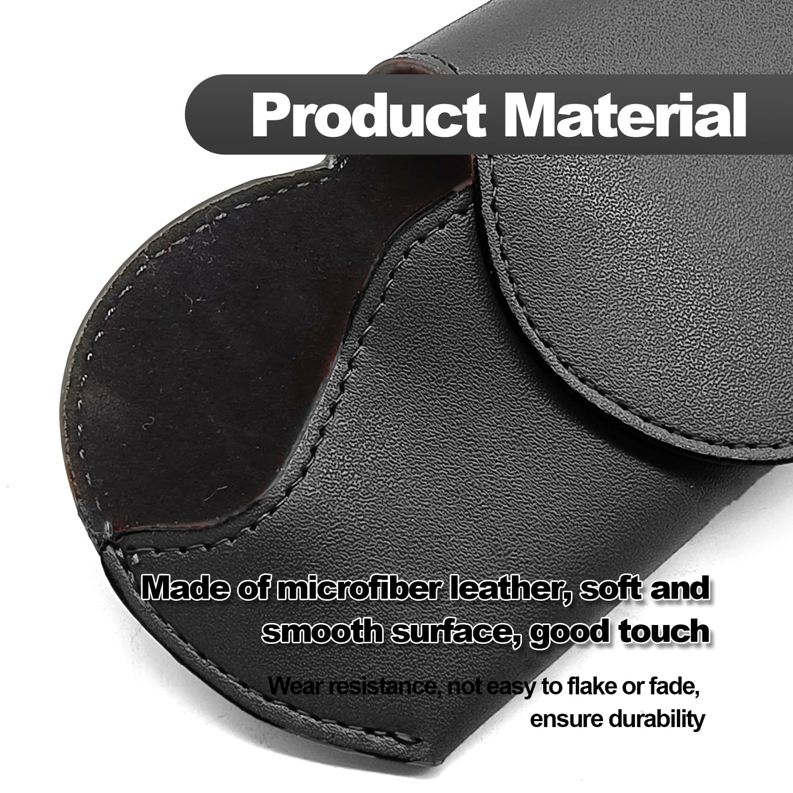 Sunglasses Holder with Hidden Magnetic Closure Universal Visor Glasses Case Visor Accessories Car Accessories fit for Man and — view 3