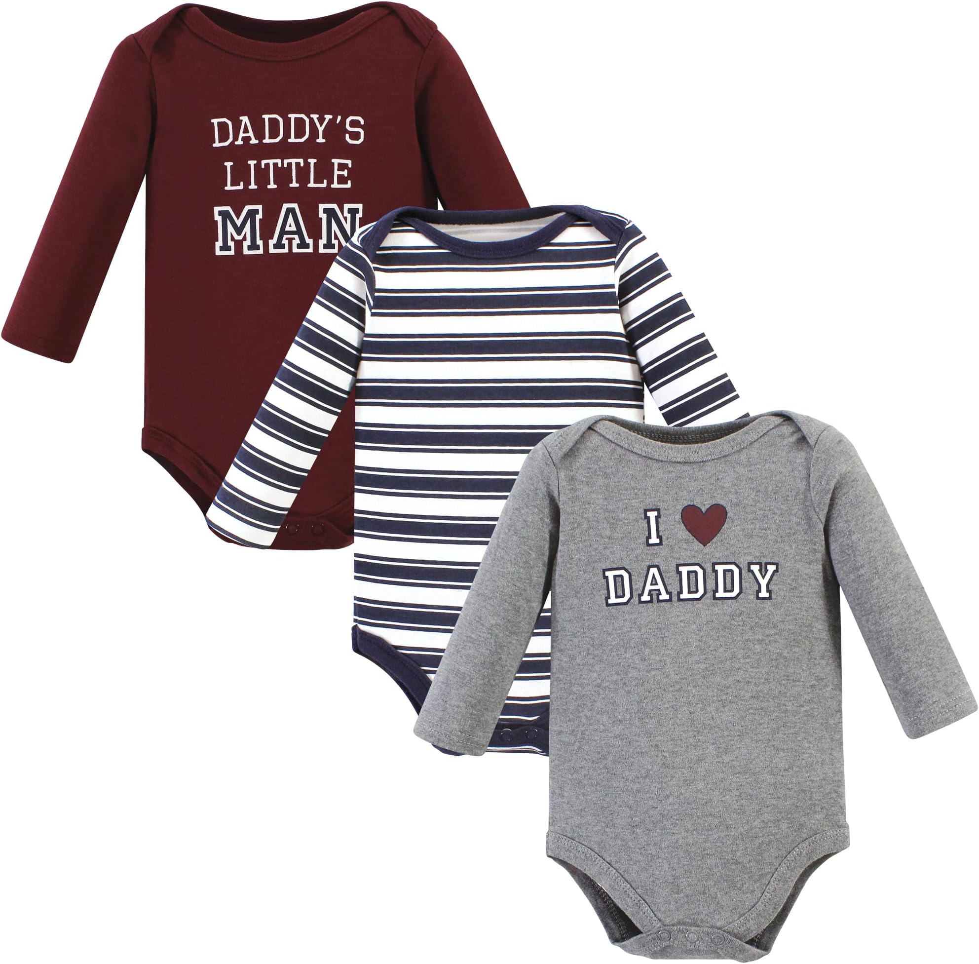 Hudson BabyUnisex Baby Unisex Baby Long Sleeve Cotton Bodysuits, Girl Baby Bear Long-Sleeve 5-Pack Baby and Toddler T-Shirt Set