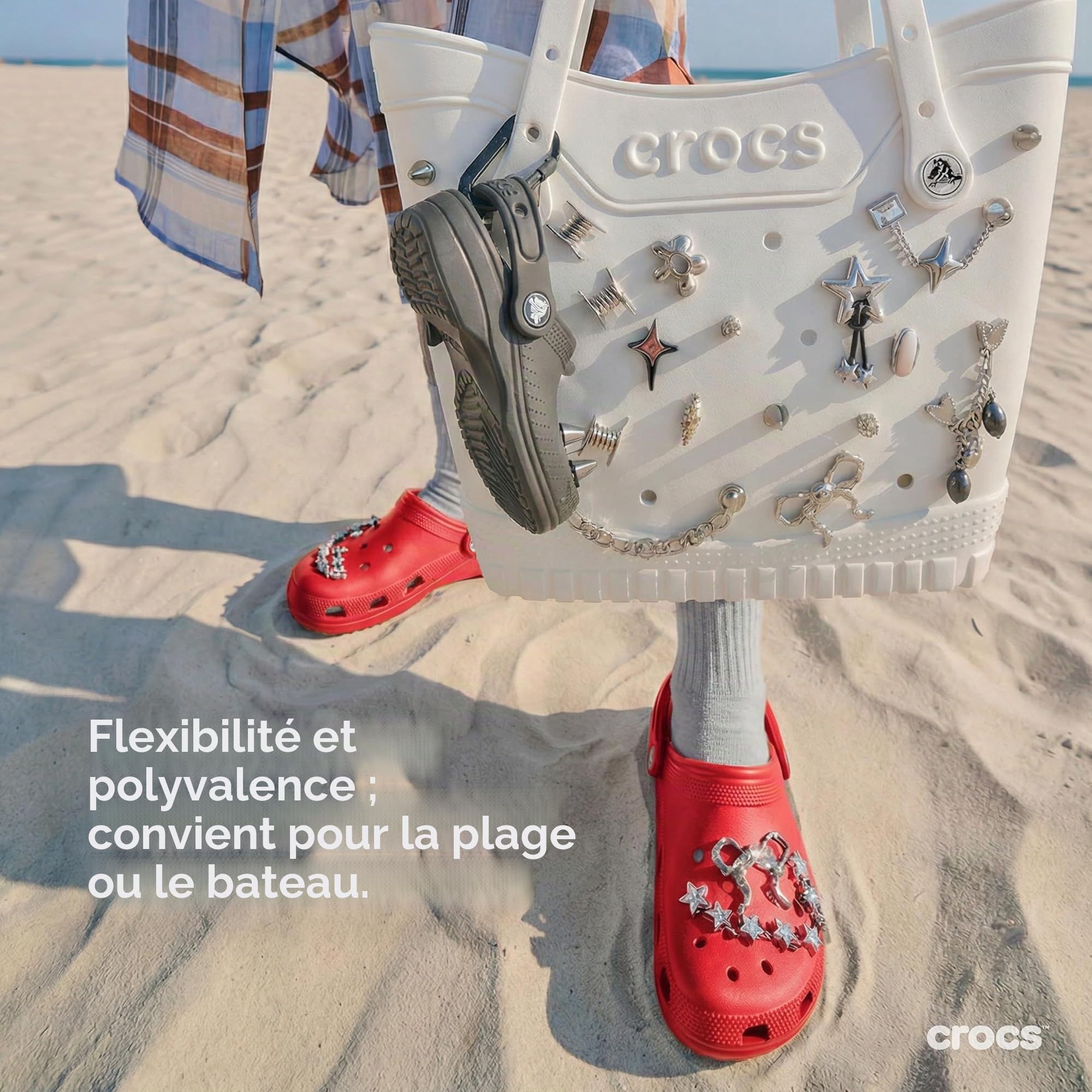 Crocs Unisexe Adulte Classic Clog Sabots, Varsity Red, 39/40 EU