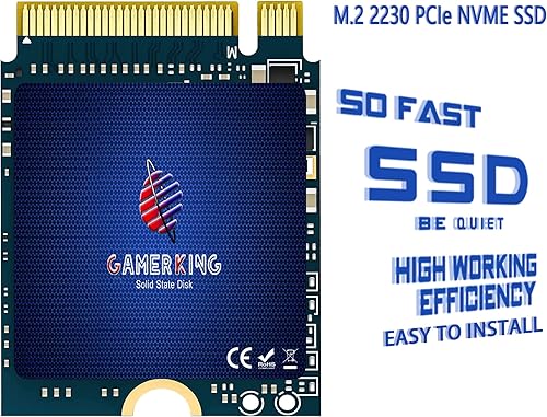 Miniatura 2 de GAMERKING Unidad interna de estado sólido SSD NVMe PCIe Gen 3.0X4 M.2 2230 de 1 TB compatible con Steam DeckMicrosoft Surface pro 8pro 7+pro
