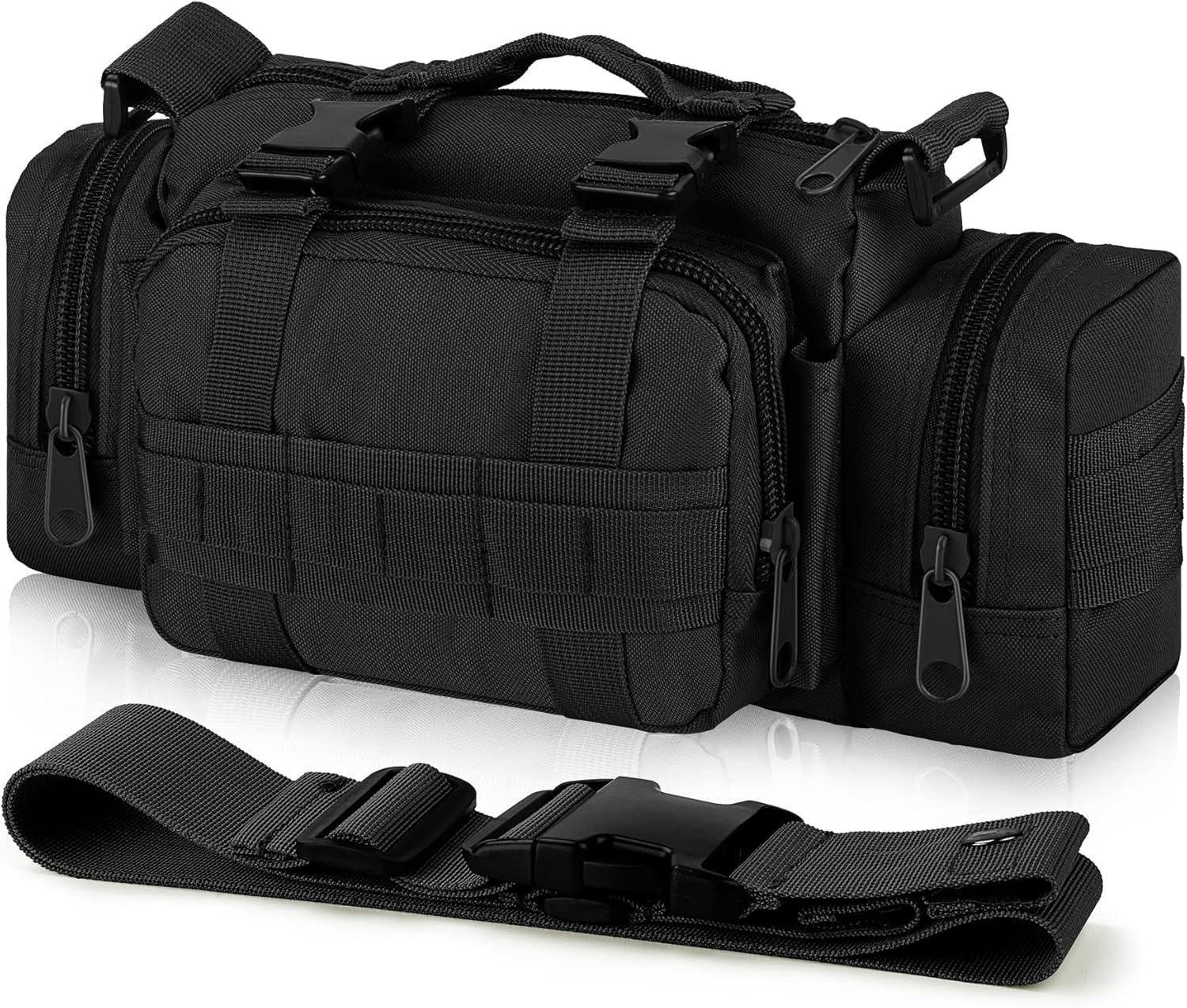 IronSeals Molle Tactical Sport Duffle Bag Water Resistant Deployment Bag one size