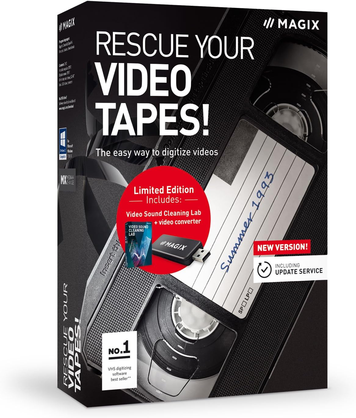 Rescue your Videotapes! - Version 9 - Digitizing Video Cassettes Made Easy (PC)