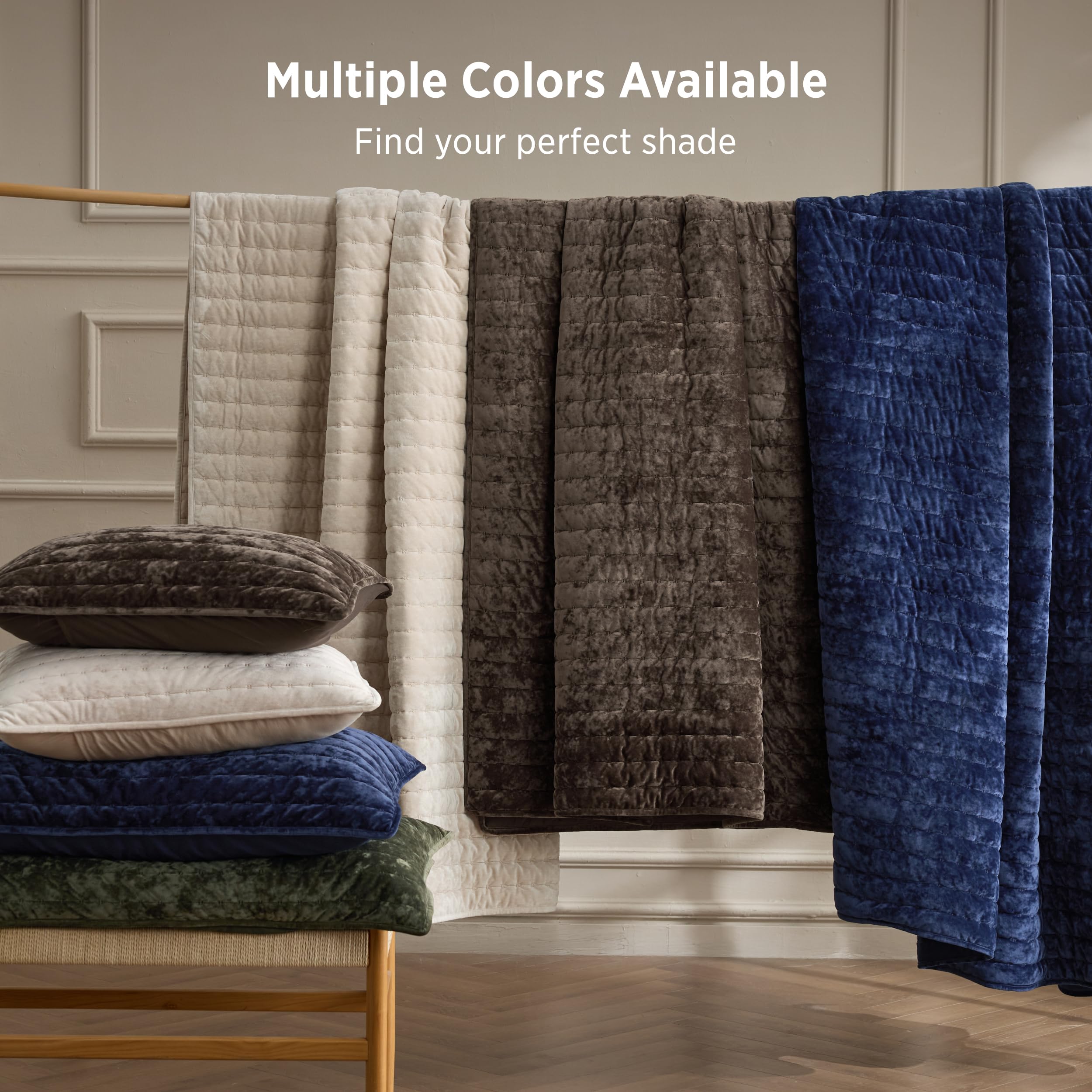 Bedsure Velvet Comforter Queen - Brown Luxury -6 Bedsure Velvet Comforter Queen - Brown Luxury -6