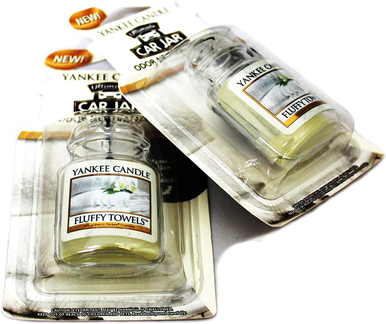 Yankee Candle 1220928 Ultimate Fluffy Odor Neutralizing Towels Car Jar