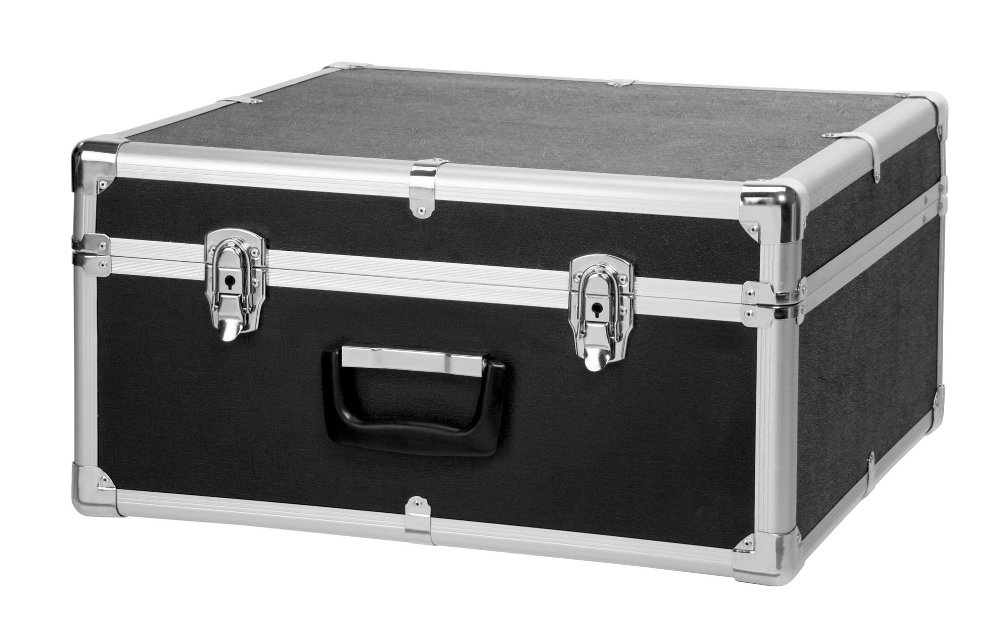 Classic Cantabile Housse pour Accordéons 72 Basses, Noir rembourré | Housse robuste pour accordéons 72 basses, Extérieur avec ferrures métalliques, Poignée, Verrouillable (clé incluse), 6 kg