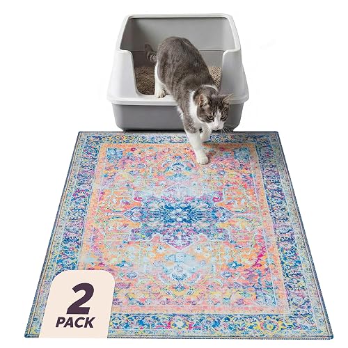 Lovewag Cat Litter Mat 36x48, 2 Pack