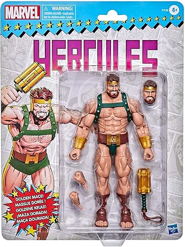 Miniatura 2 de Marvel Classic Marvel Legends Hercules - Figura de acción de 6 pulgadas, multicolor, tamaño estándar (F1138)