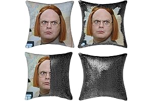 "Dwight you ignorant Pillow", Funny The Office Sequin Pillow Case