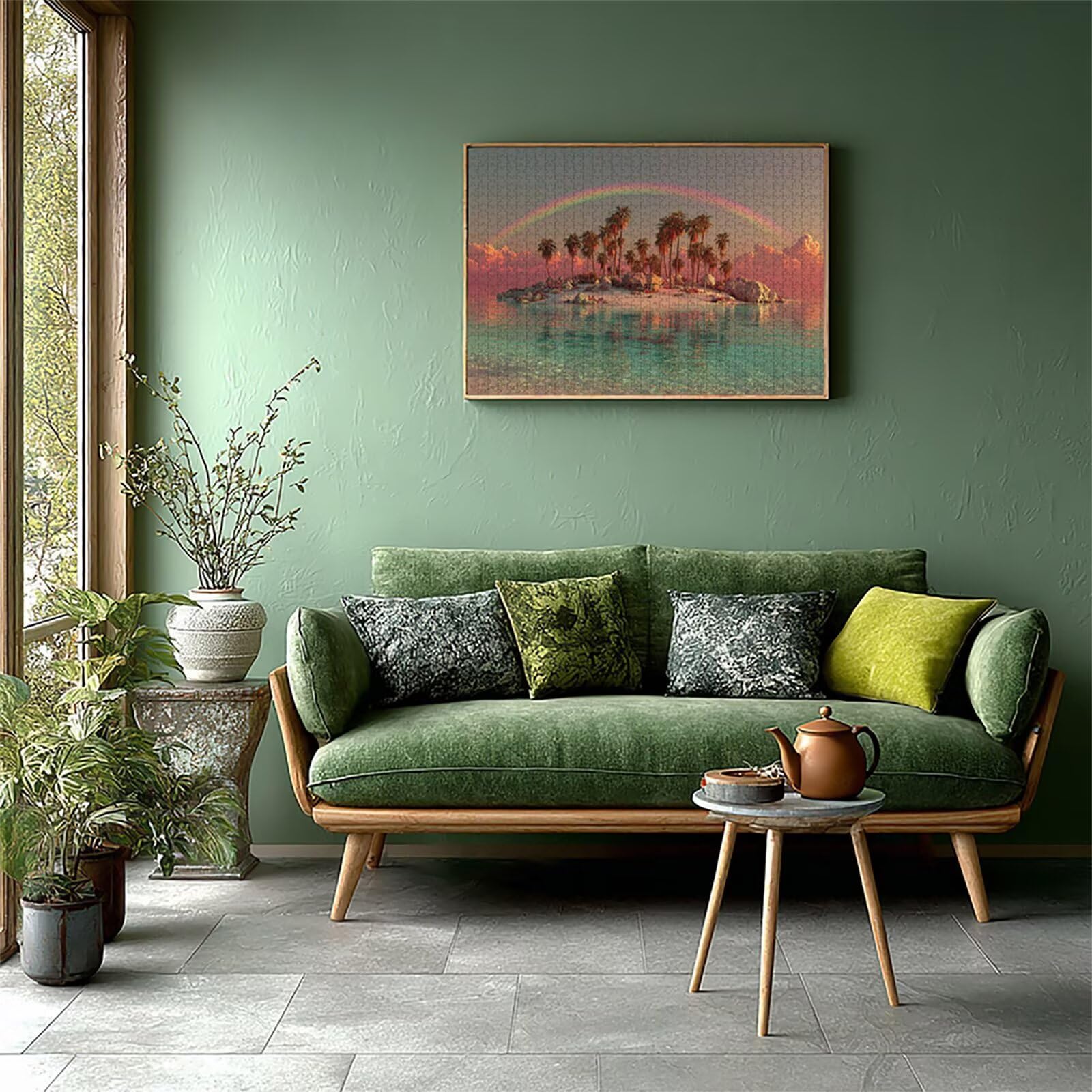 Vista Al Mar Puzzle Madera 2000 Piezas, SueñO Puzzle Adultos con Caja 99x70cm, Rompecabezas Desafiante, para Hombres Mujeres Adolescente, Juegos de Rompecabezas Creativos, Decoracion Hogar, 1-9448