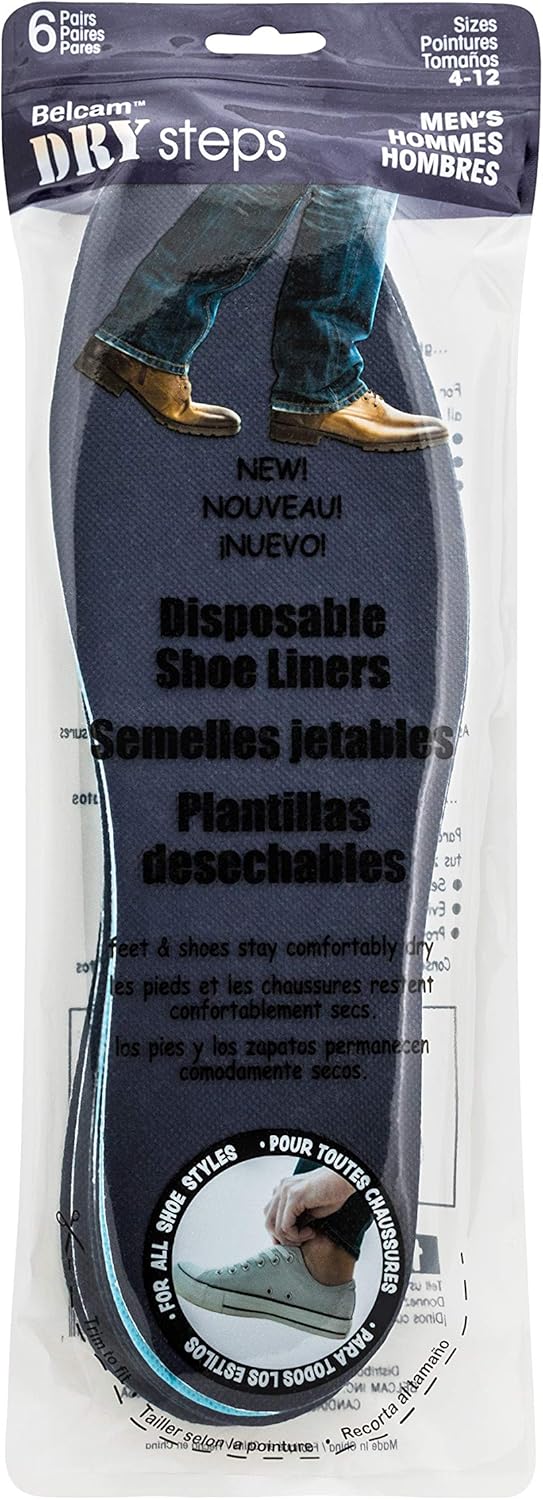 Men's Disposable Shoe Liners, 12 Count Health & Household