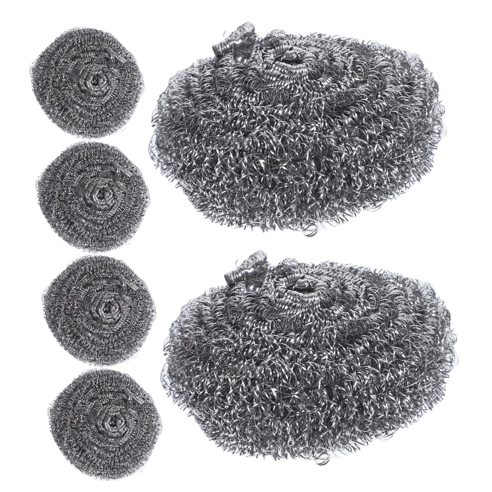 Cabilock Estropajos Inoxidable para Limpieza De Ollas Y Sartenes Fregadores De Cocina Efectivos para Grasa Y Suciedad Accesorios Esenciales De Cocina 6 Piezas X 4