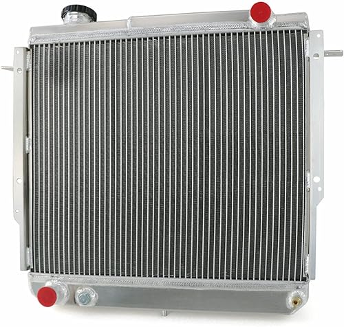 KUUHLERSAT Radiador para Jeep Cherokee Comanche Wagoneer 1984-1997 28L radiador de aluminio de 4 filas