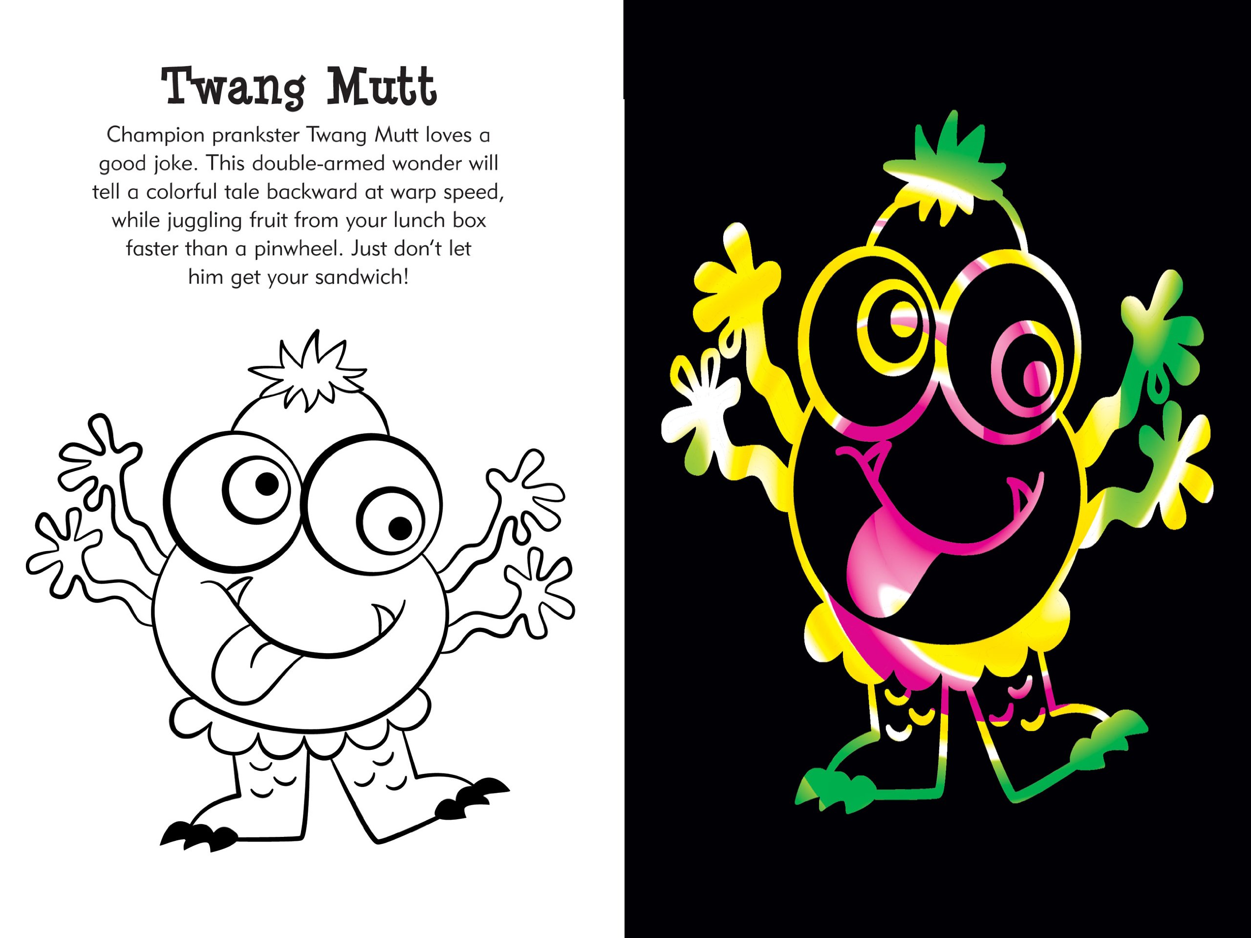Monsters Scratch & Sketch: An Art Activity Book: for Creative Kids of All Ages