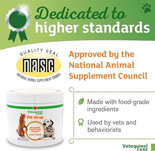 Miniatura 7 de Vetoquinol Pastilleros para perros y gatos – 4 onzas, 56 porciones – Oculta cualquier tamaño, píldora con forma – Pasta de bolsillo para pastillas