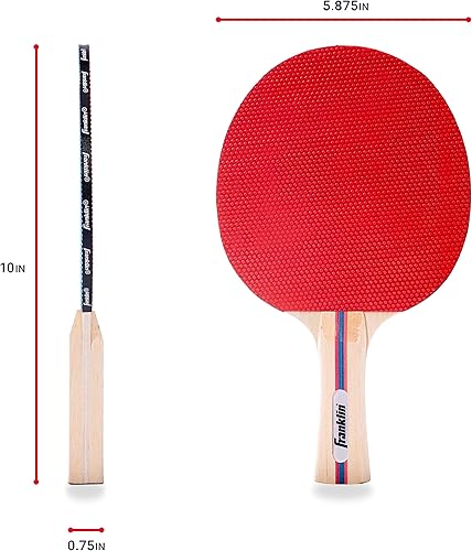 Miniatura 3 de Franklin Sports Ping Pong Paddle Set with Balls - 2 Player  4 Player Table Tennis Paddle Kit - Full Ping Pong Starter Kit
