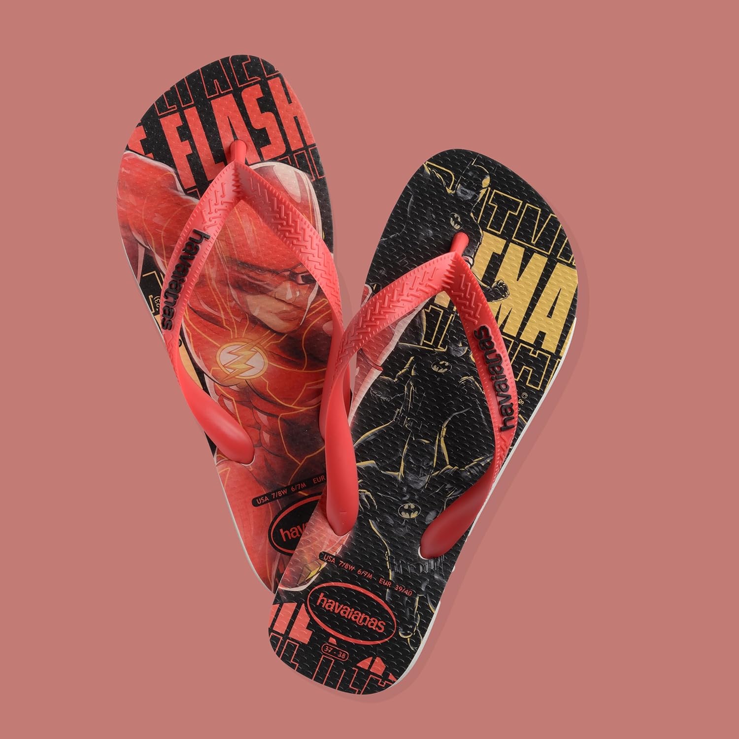 Havaianas - Top Heróis DC, Comfortable, Durable, and Lightweight Flip-Flops, DC Superheroes Sole Design, Adults Unisex 3 81ZOmLwHzmL. AC SL1500