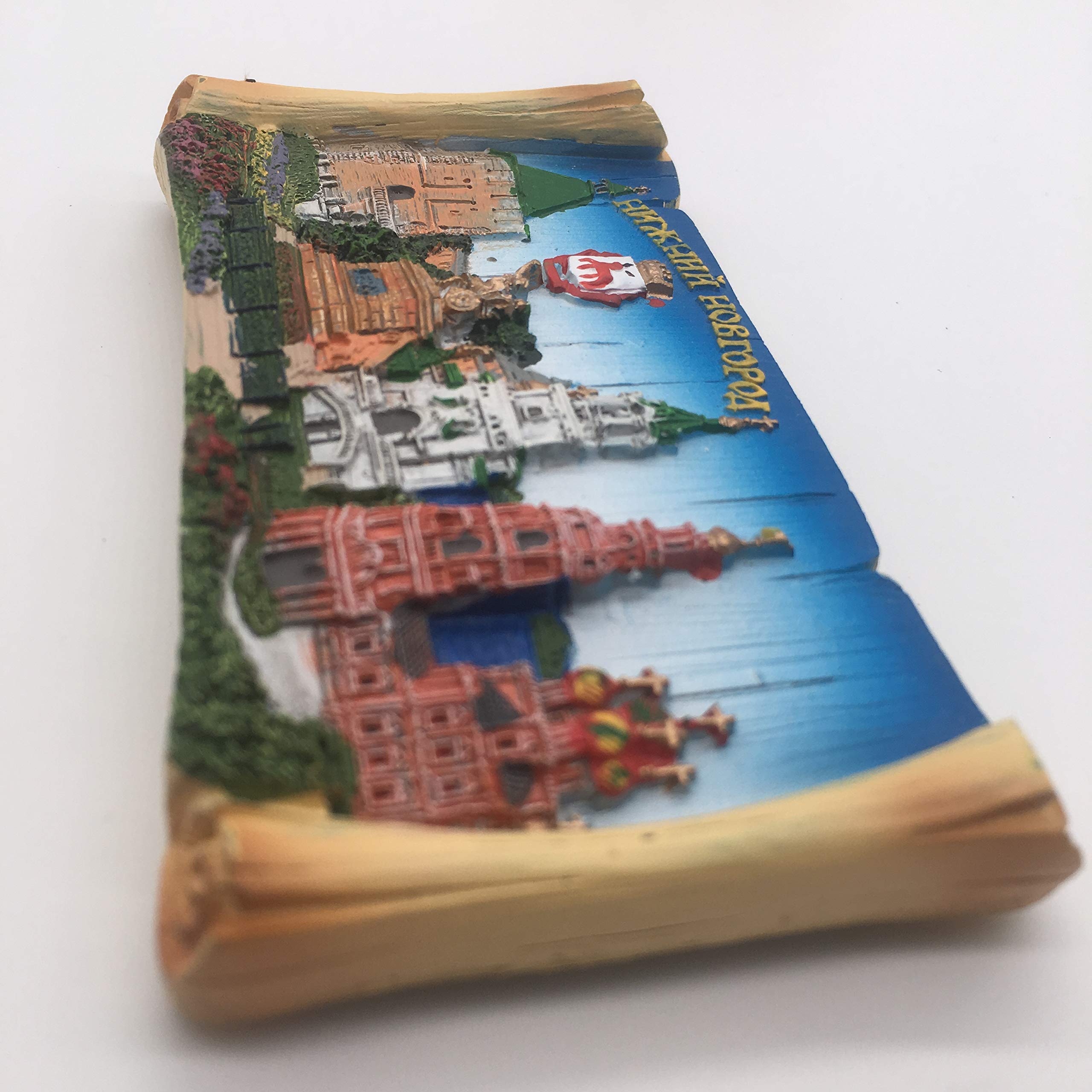 Magnete Frigorifero 3D Nizhny Novgorod Oblast Russia, Souvenir In Resina Fatto A Mano, Collezione Città