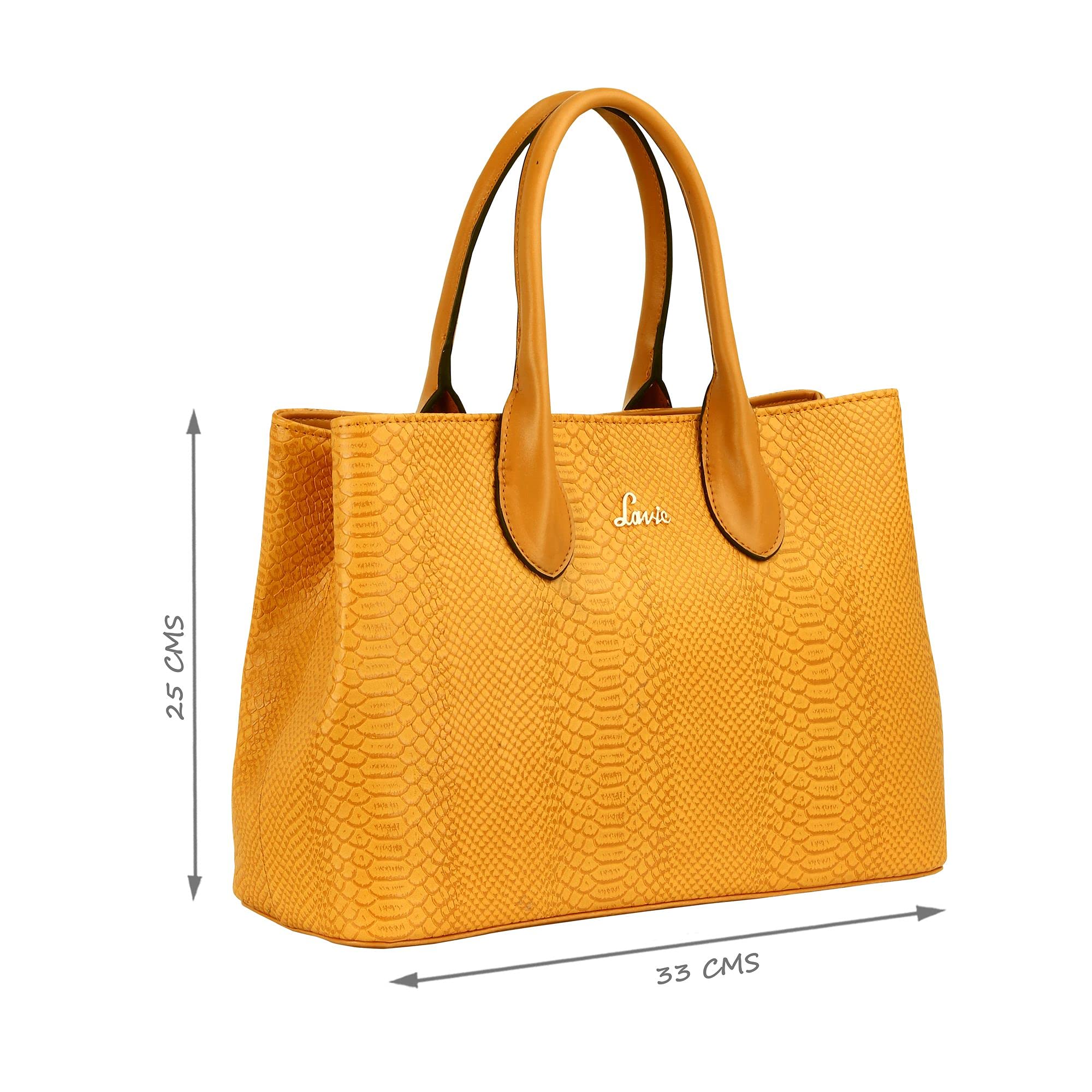 Lavie Women's Ficus Large Satchel Handbag for Women | Satchel Bag for Work | Ladies purse | Stylish Shoulder Bag | Gift For Women 1