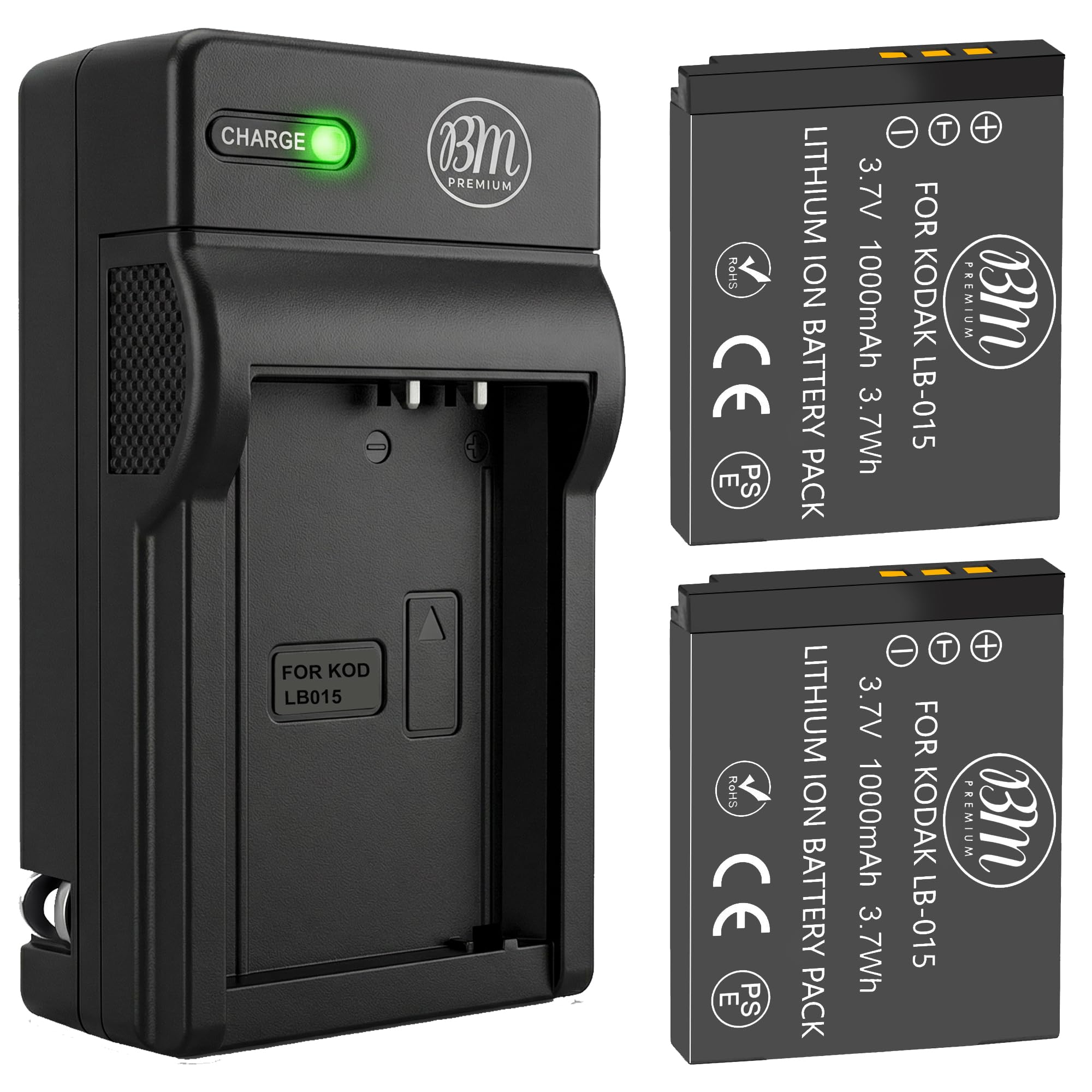 Amazon.com : BM Premium 2 Pack of LB-015 Batteries and Battery