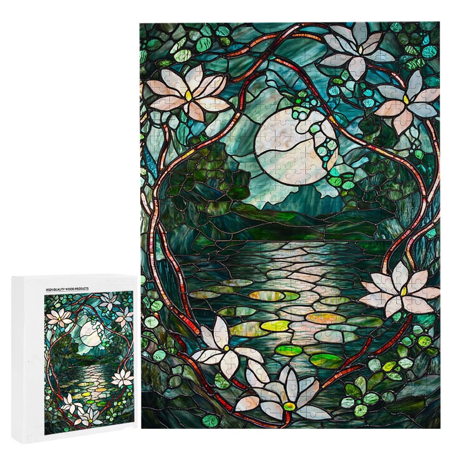 1000 sztuk puzzli, lilia snu 1000 sztuk puzzli dla dorosłych, prezent rocznicowy, prezent świąteczny, dekoracja domu, zapobieganie degeneracji mózgu u osób starszych v-800