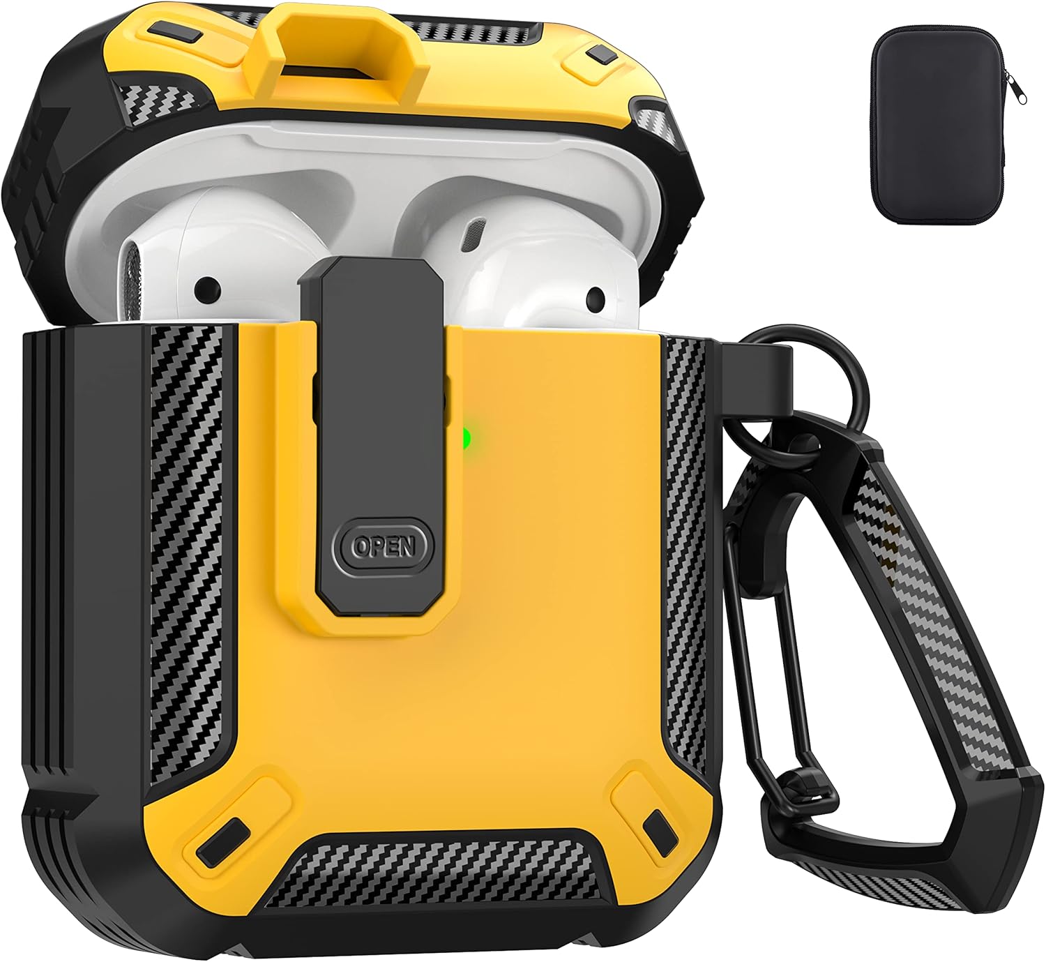 Maxjoy for AirPods Case Cover, Airpods 2 Protective Case