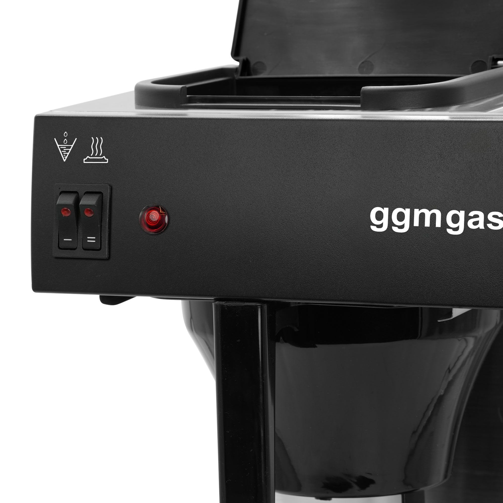 GGM Gastro Filterkaffeemaschine 2x2L 2,8 kW | Ideal für den Dauereinsatz, hochwertige Edelstahlverarbeitung, zeitsparende Reinigung, integrierter Überhitzungsschutz