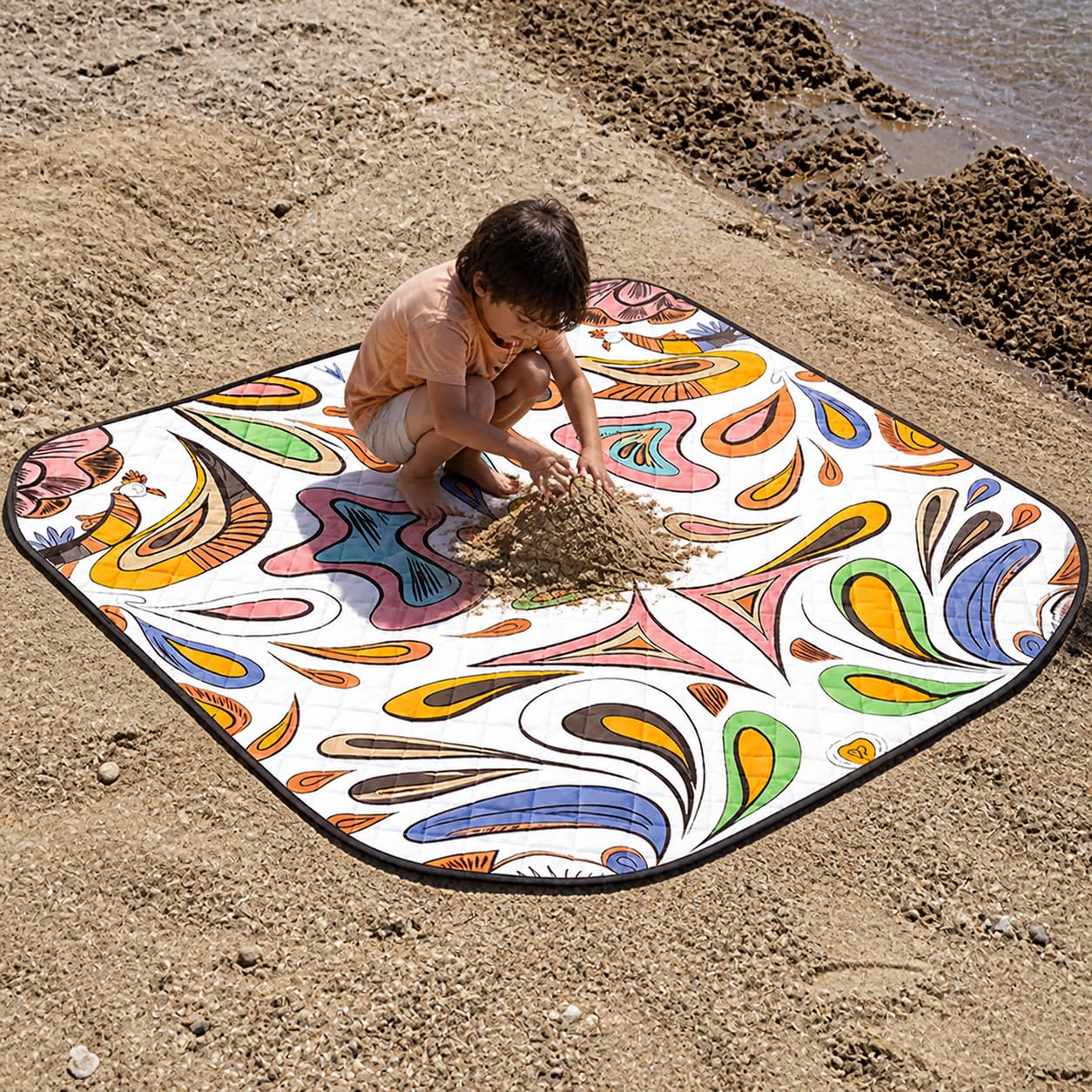 Cobija Picnic Plegable Camping Exterior, 200x200 cm