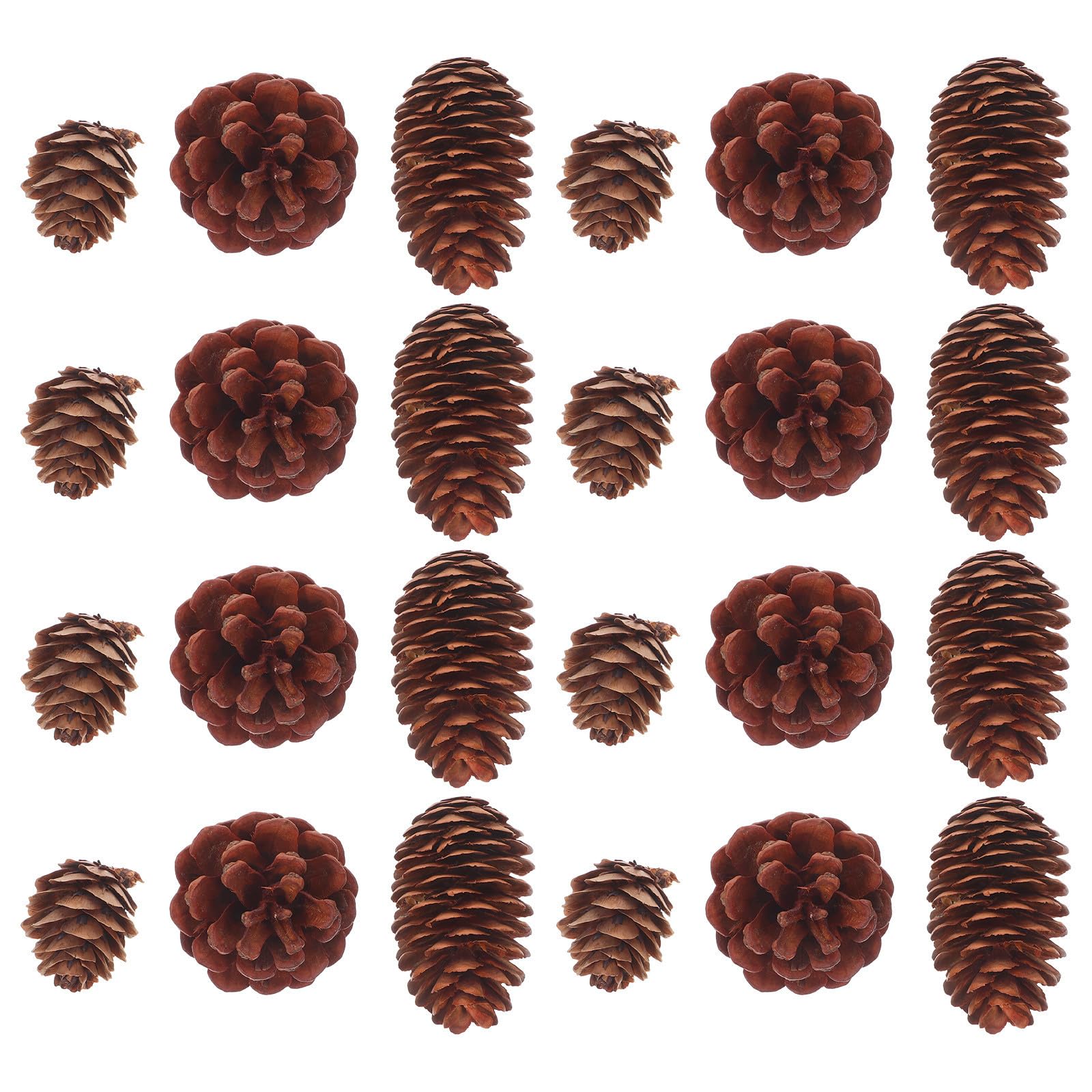 Yardwe 120 Stück Kleine Tannenzapfen aus Natürlichem Kiefernzapfen für Bastelarbeiten Wiederverwendbar und Einfach Kombinierbar Weihnachtsbaumschmuck und Festliche Dekoration für Partys
