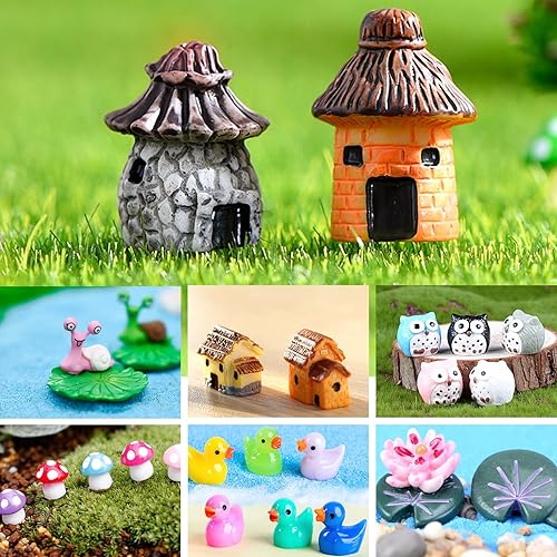 Miniatura 3 de 113 accesorios de jardín de hadas accesorios de jardín de hadas en miniatura para exteriores kit de jardín de hadas animales de jardín de hadas