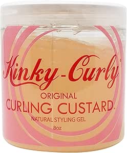 Kinky Curly Curl Custard Gel, 8 oz