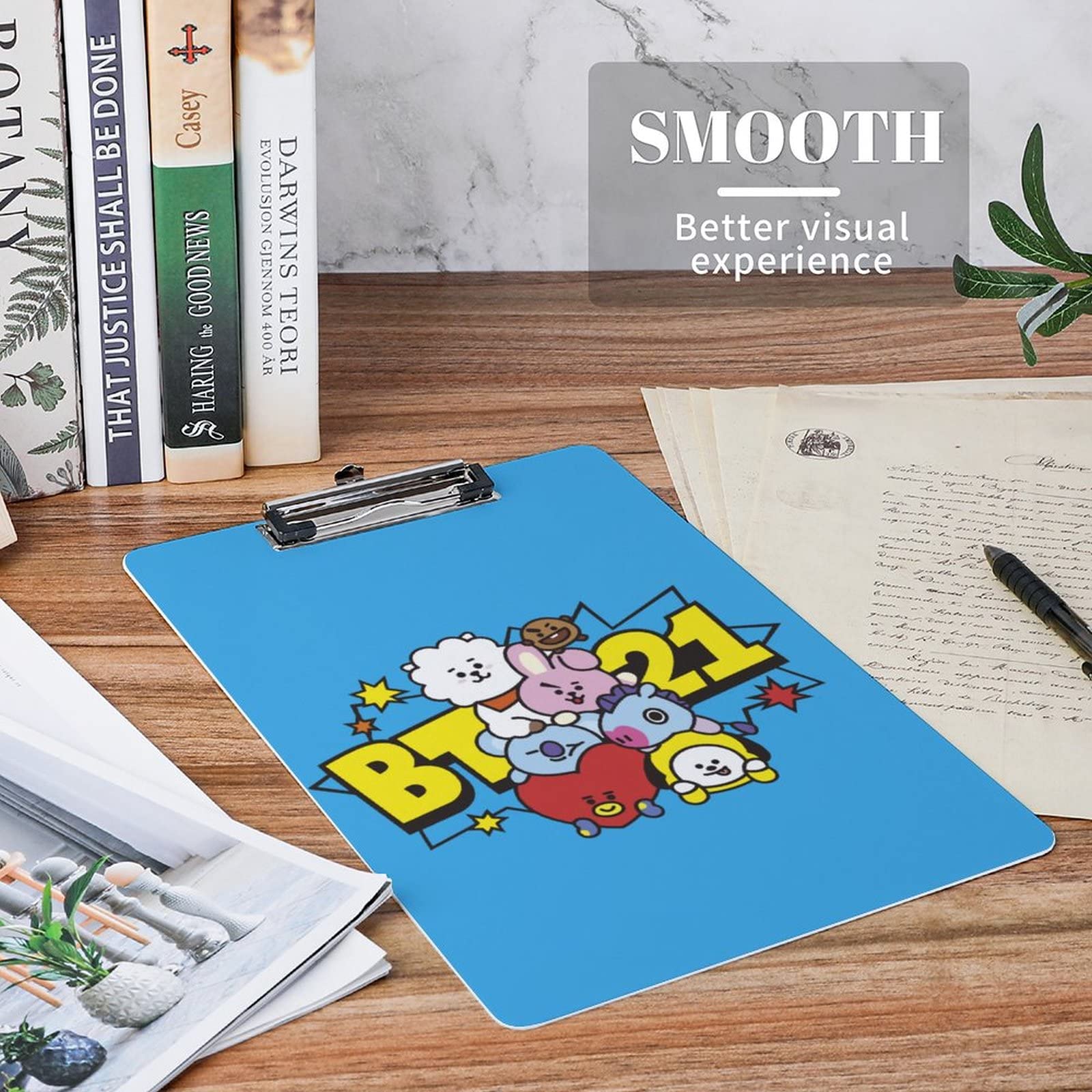 Amazon.co.jp: BTS クリップボード A4 タテ型 クリップファイル ワード