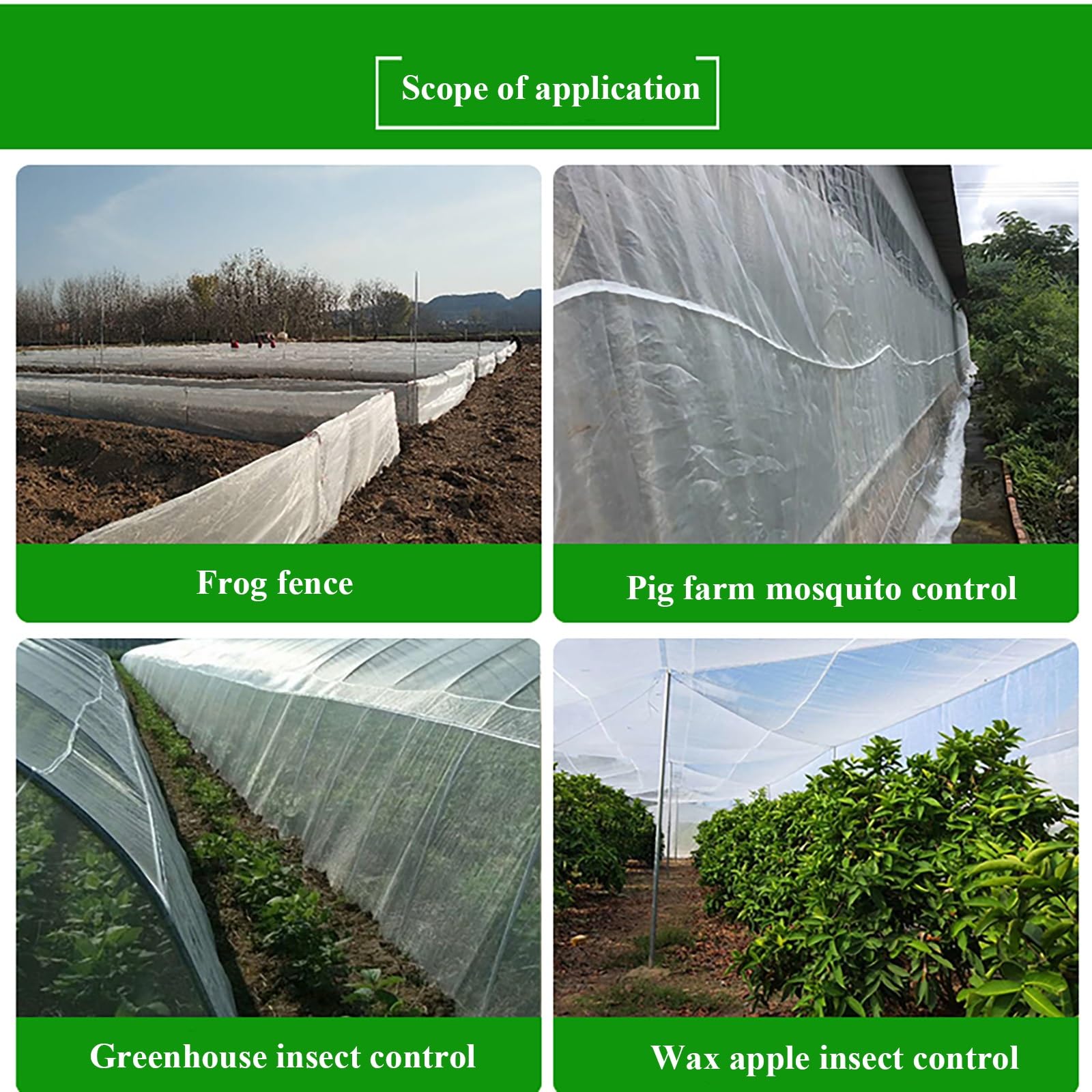 Red de protección de jardín, tamaño personalizable para verduras, plantas y frutas, ideal para camas elevadas, prevención de plagas y solución de seguridad en el jardín
