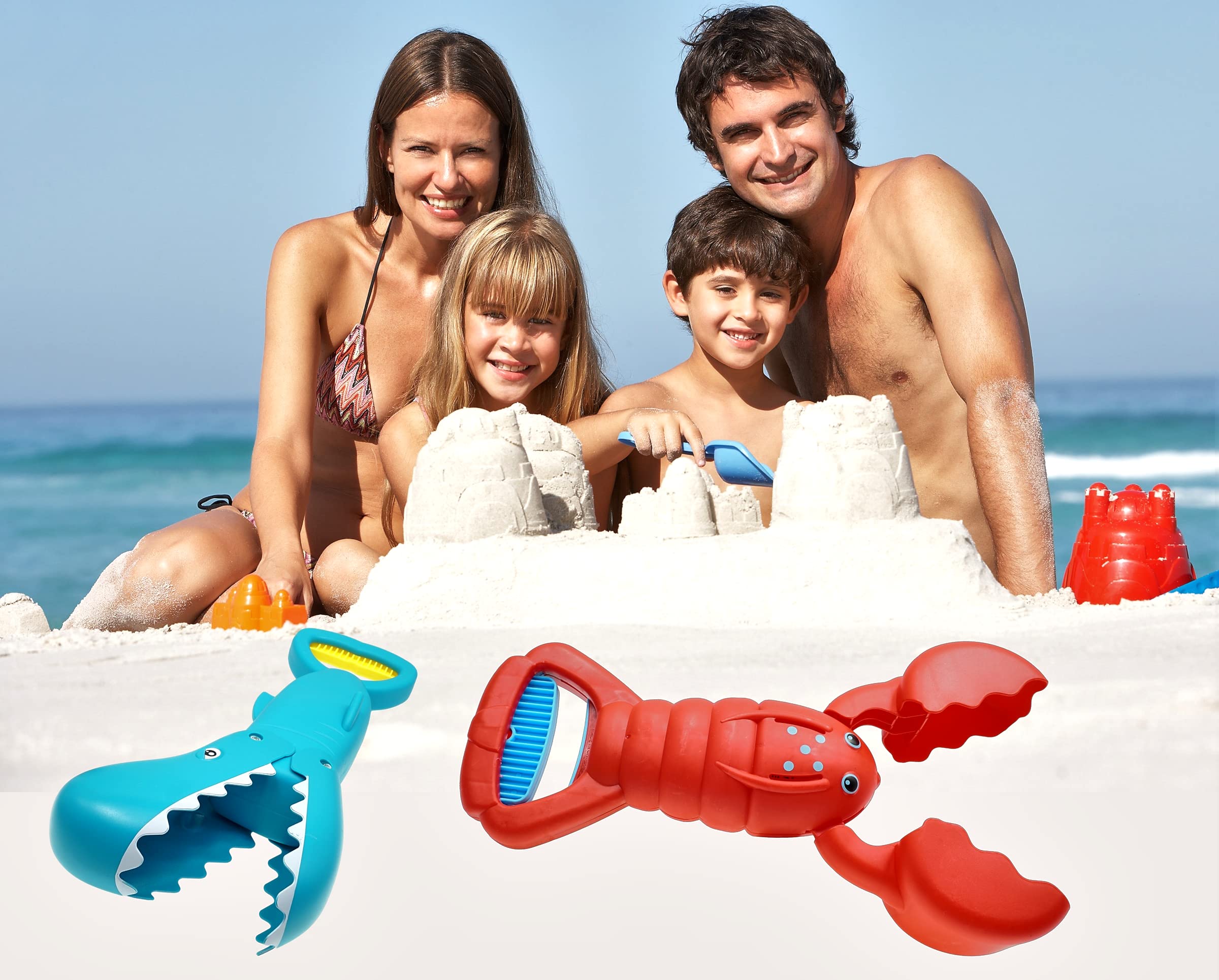 Amazon.com: JA-RU Shark Sand Jaw & Claws Toy Big 13.5