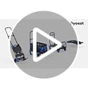 2 in 1 Folding Hand Truck with Folding Basket,Heavy Duty Hand Truck Dolly 330lbs Capacity with Telescoping Handle and Rubber Wheels,Portable Dolly Cart with Bungee Cords for Moving