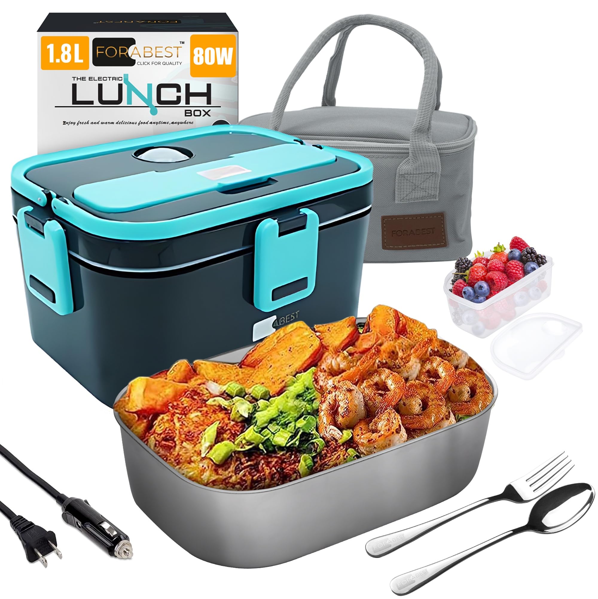 FORABEST Electric Lunch Box
