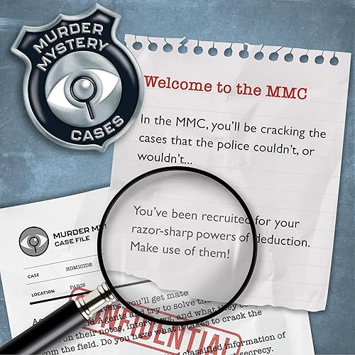 Miniatura 4 de Juego de misterio de asesinato sin resolver - MMC Death of an Artist - Juego de mesa misterioso sin resolver, archivos de casos sin resolver, juego