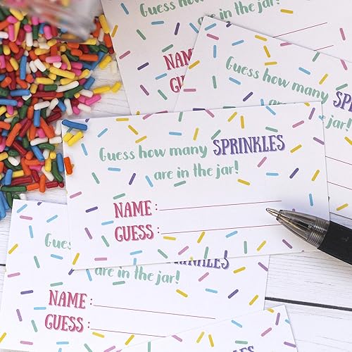 Miniatura 5 de Cuántas chispas en el juego de fiesta Jar (Firmar con tarjetas)