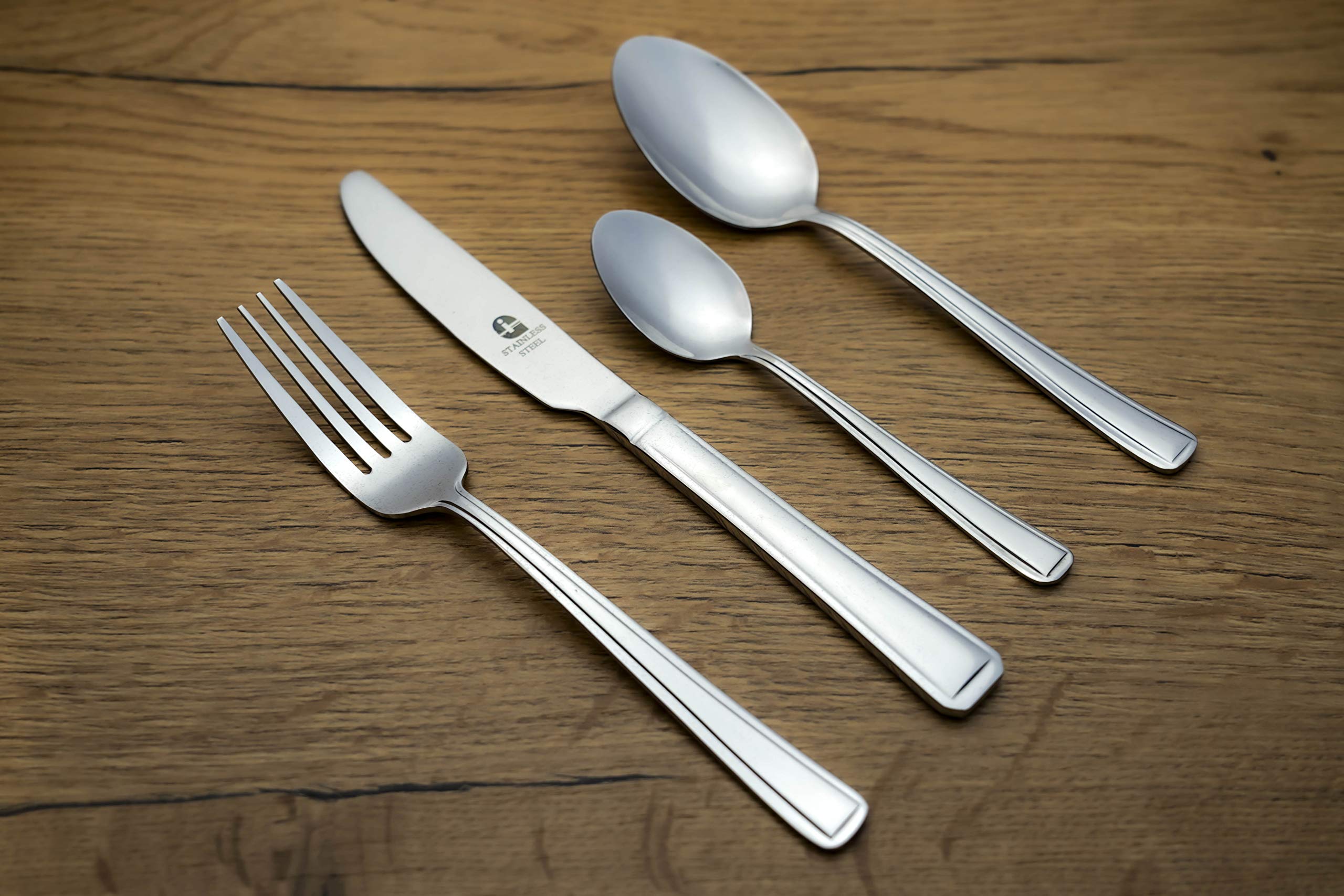 Olympia Harley Dessertlöffel 12er-Pack - 18/0 Edelstahl Hochglanz 180mm