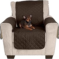 Vista 1 de Furhaven - Funda para muebles de sala de estar para perros y gatos, protector reversible de dos tonos, resistente al agua, lavable, color expreso