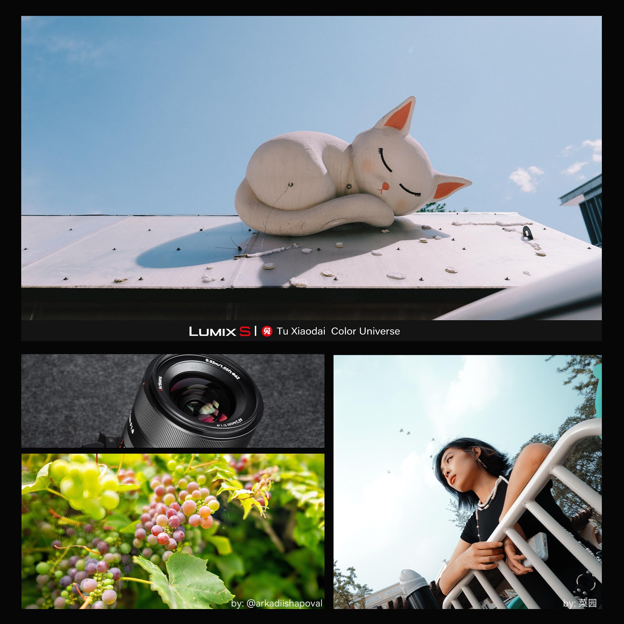 Objectif Plein Format 7artisans autofocus 24 mm f/1.8 avec Grande Ouverture de f/1.8 et Mise au Point Automatique/Manuelle Compatible avec Les Leica/Panasonic S1,DC-S1,S5 et DC-S5, LUMIX S9 Sigma L