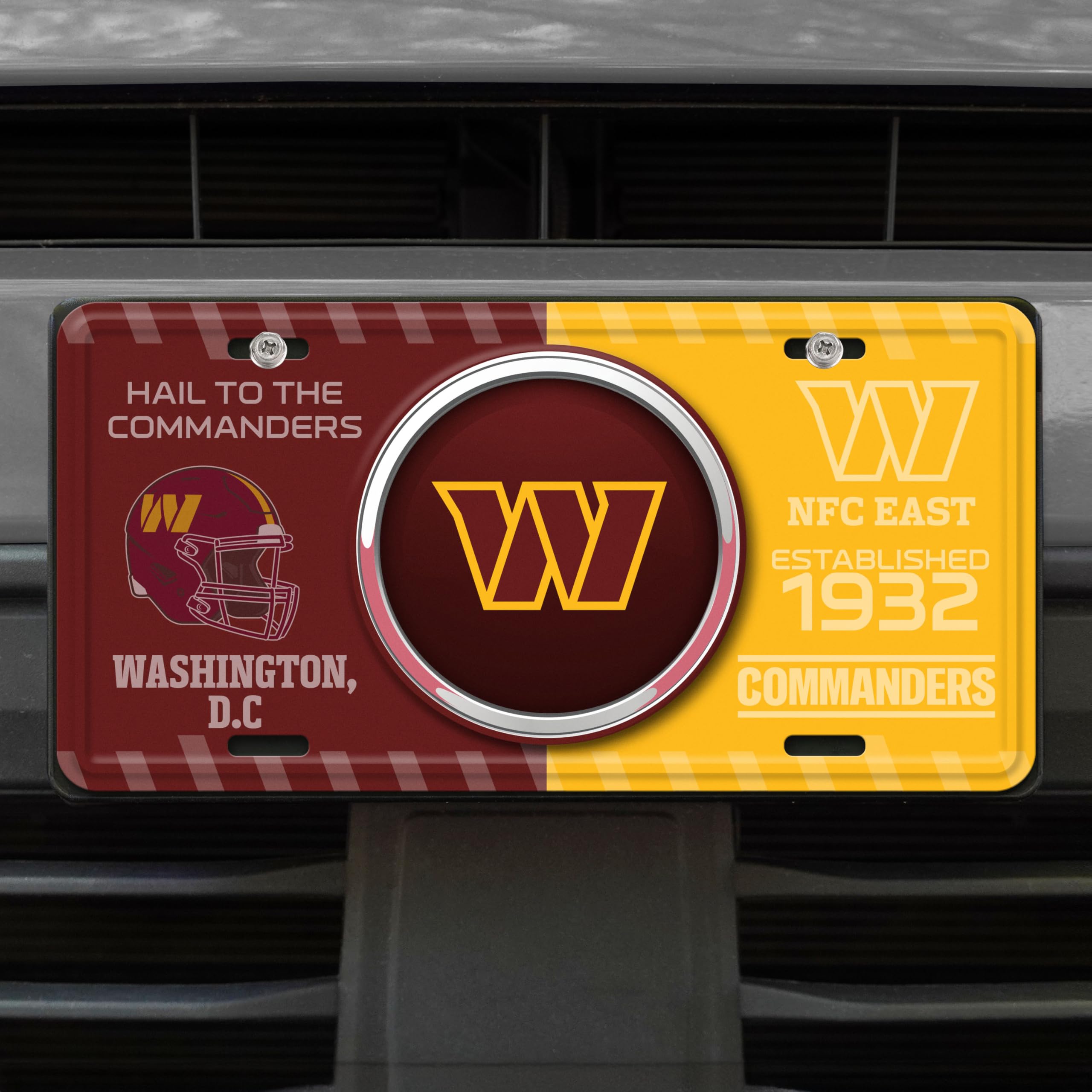 Amazon.com: FANMATS 43278 Washington Commanders Embossed Metal