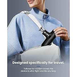 BOB AND BRAD Q2 Max Mini Massage Gun with Metal Head, Pocket-Sized Deep Tissue Massager Gun for Athletes, Professional Portable Percussion Muscle Massager Gun