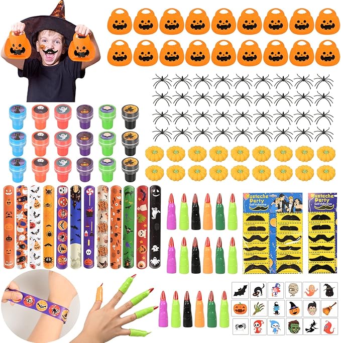 iZoeL 18 Set Spooky Halloween Toys for Kids Halloween Party Bag Fillers