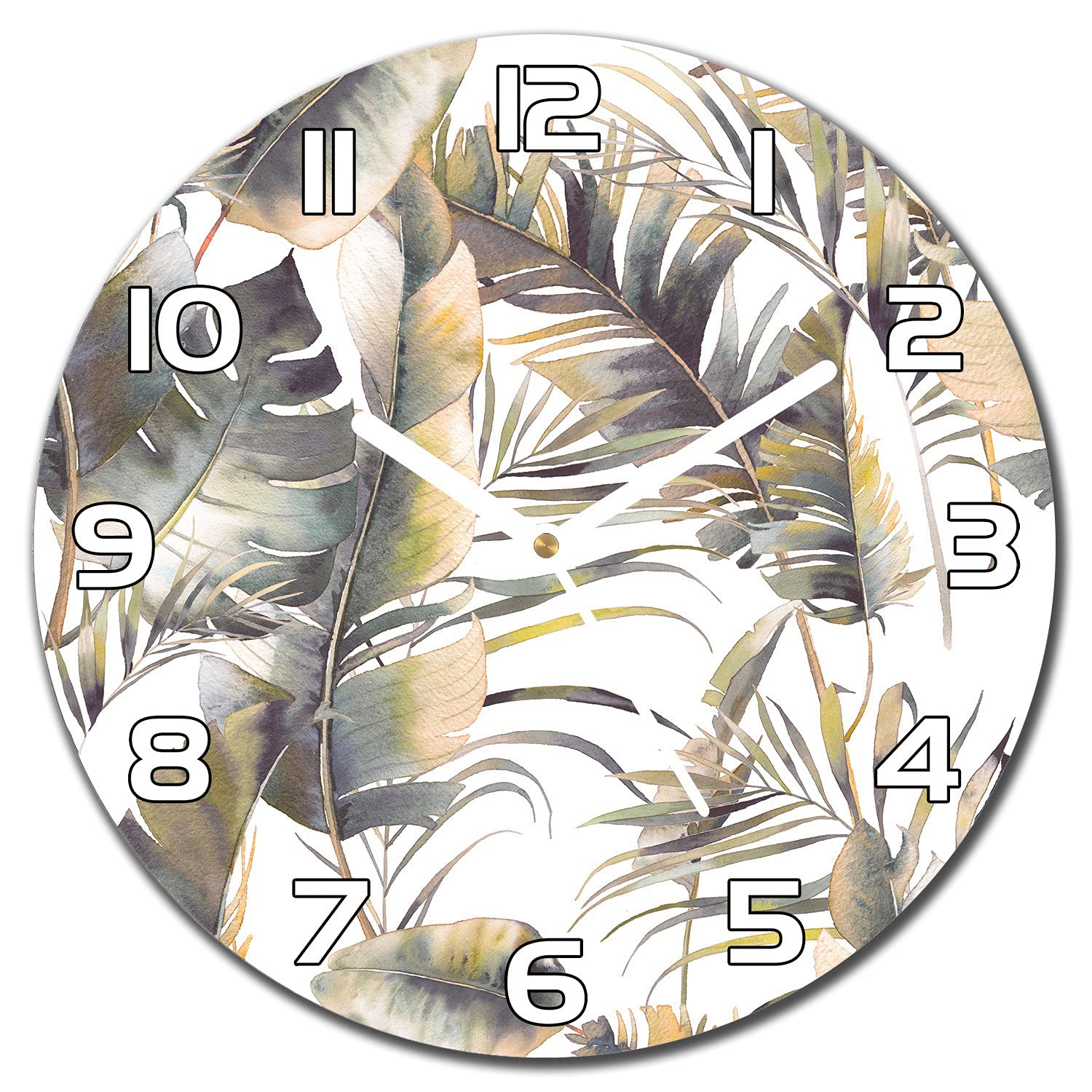 Horloge murale cuisine jungle pour créer une ambiance tropicale