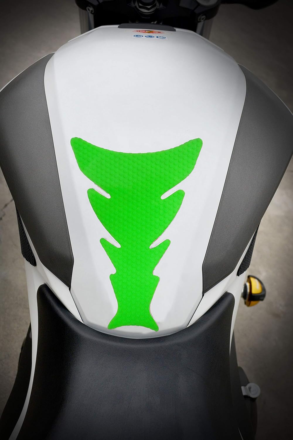 Motorcycle Tank Pad Protector, Universal, 5.9"x9", Green