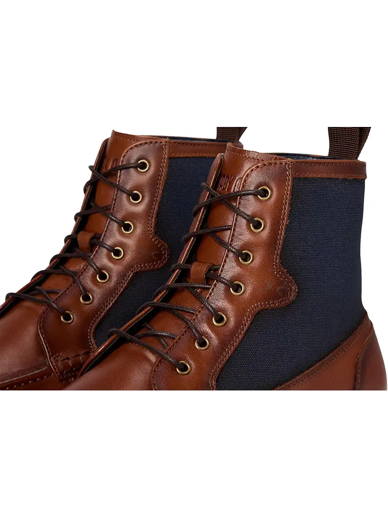 Stacy Adams Brumley Moc Toe Lace-Up Boots