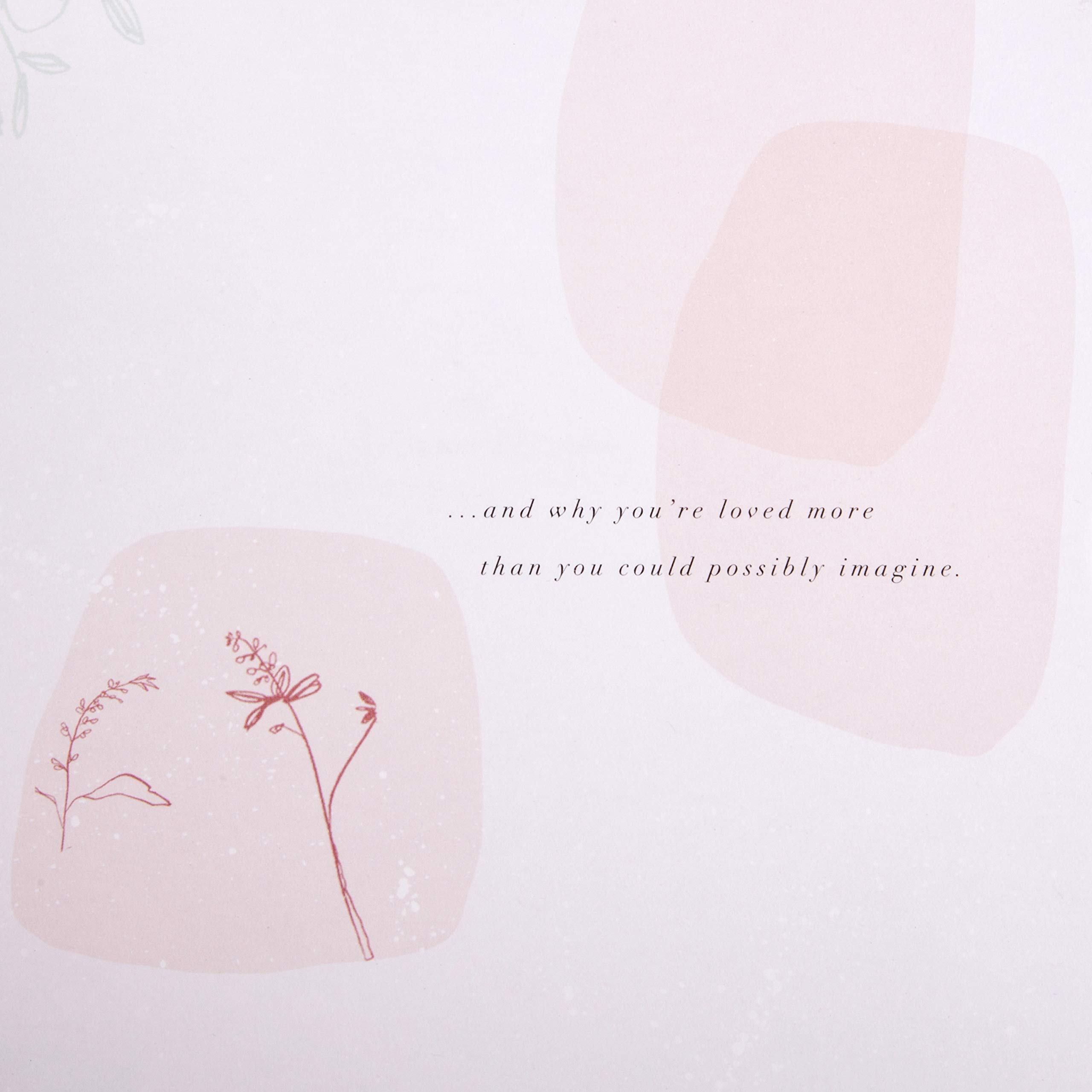 Hallmark Geburtstagskarte "Like A Mum" – Moderne Karte Mit Goldfolie Und Herz-Aufsatz, 16x16 Cm, Für Eine Besondere Bezugsperson