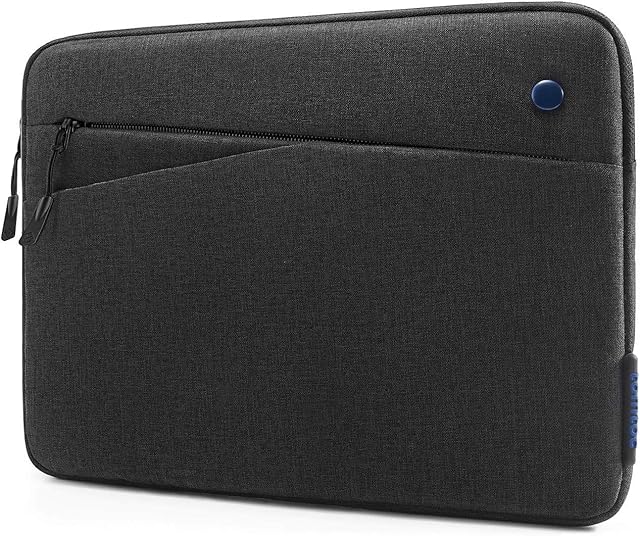 tomtoc Tablet Sleeve Bag for 12.9-inch iPad Pro M2&M1 ( 6th/5/4/3rd generation) 2022-2018 with Magic Keyboard and Smart Keyboard Folio or Logitech Slim Folio Pro Case, Front Pocket Tablet Accessories