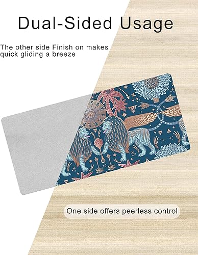 Miniatura 6 de Loveon Alfombrilla de mouse grande para juegos, alfombrilla de escritorio extendida para juegos, mítica oscura, alfombrilla de mouse impermeable de